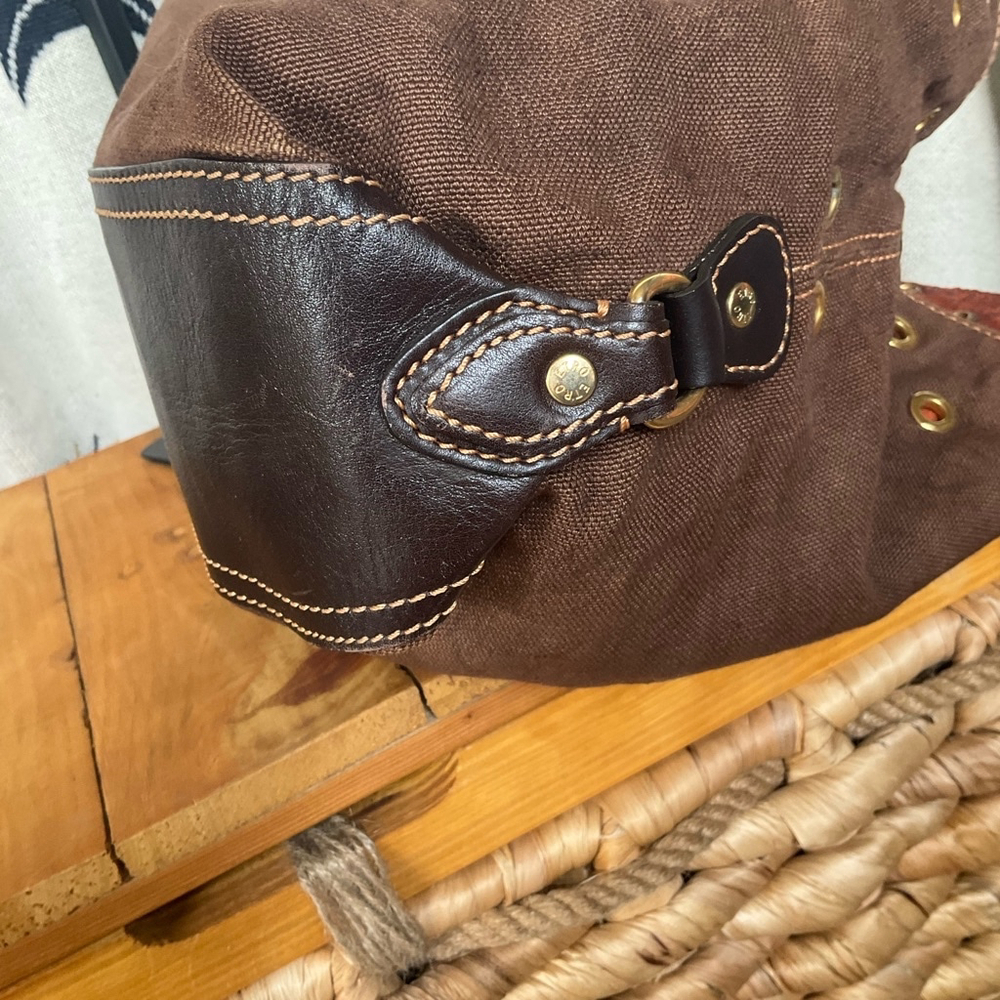 Rare Women's Etro Brown Tote Vintage - Picture 14 of 14